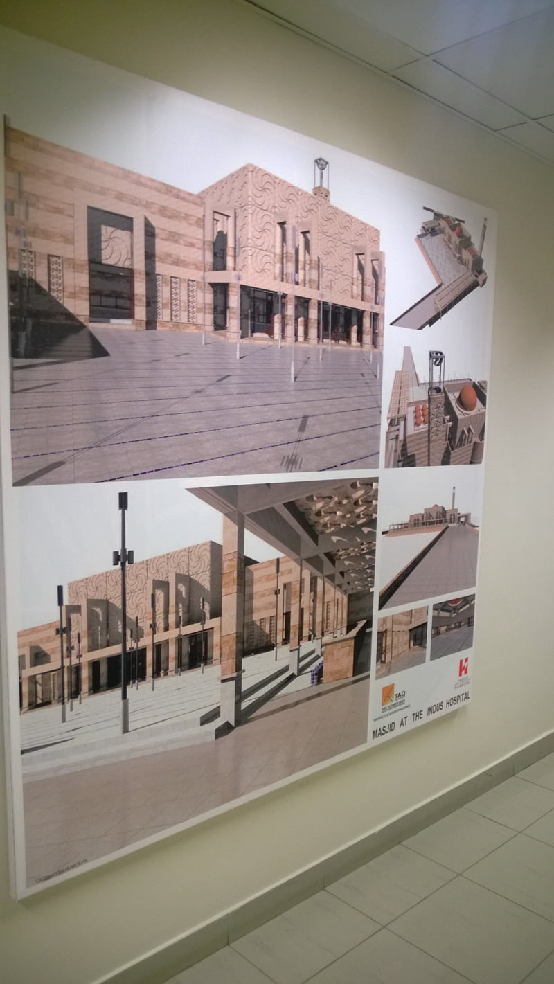 Future Model of The Indus Hospital Architectural model of The Indus Hospital expansion