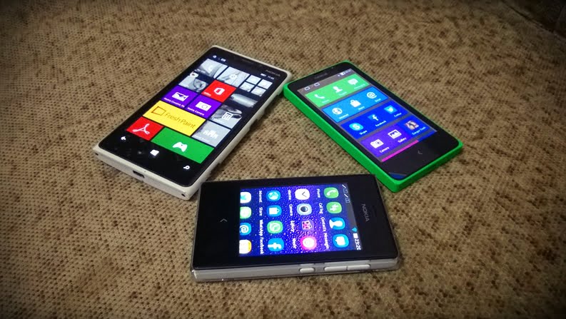 The 3 Families; Lumia, Nokia X, Asha