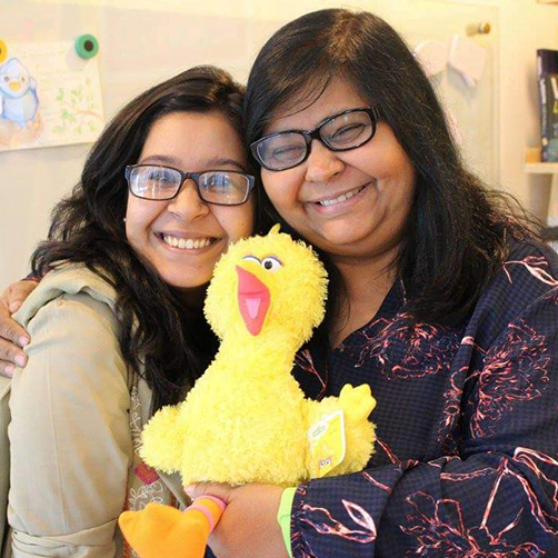 Rumaisa Mughal with Jehan Ara