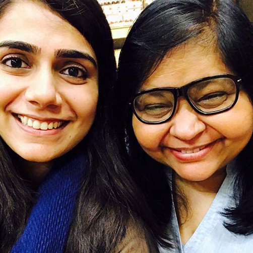 Sabika with Jehan Ara